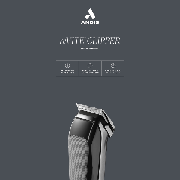 Andis reVite Black Fade Blade Clipper