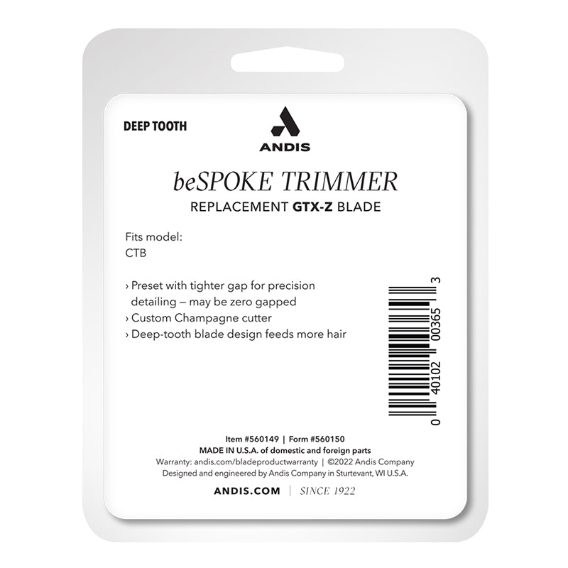 Andis beSPOKE Trimmer Replacement GTX-Z Blade