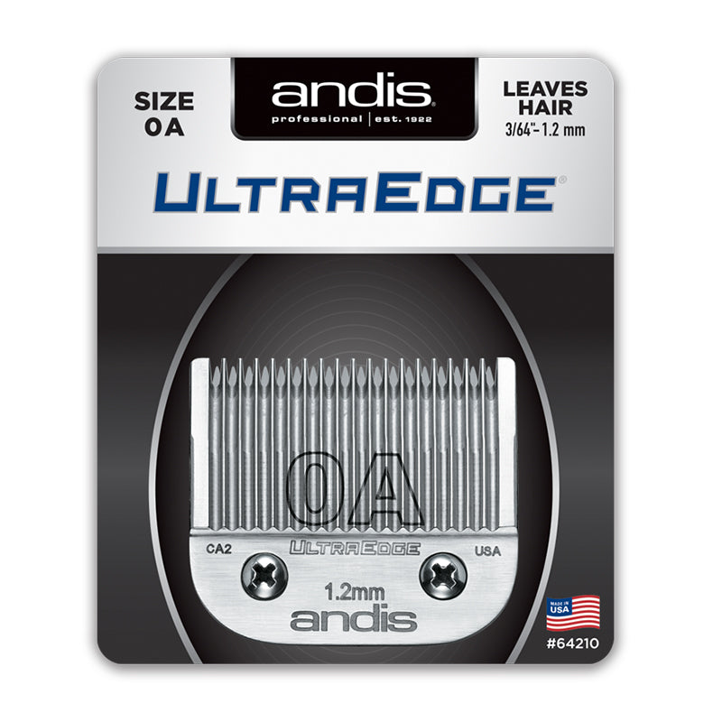 Andis UltraEdge Detachable Blade Size 0A - Leaves Hair - 3/64" - 1.2 mm