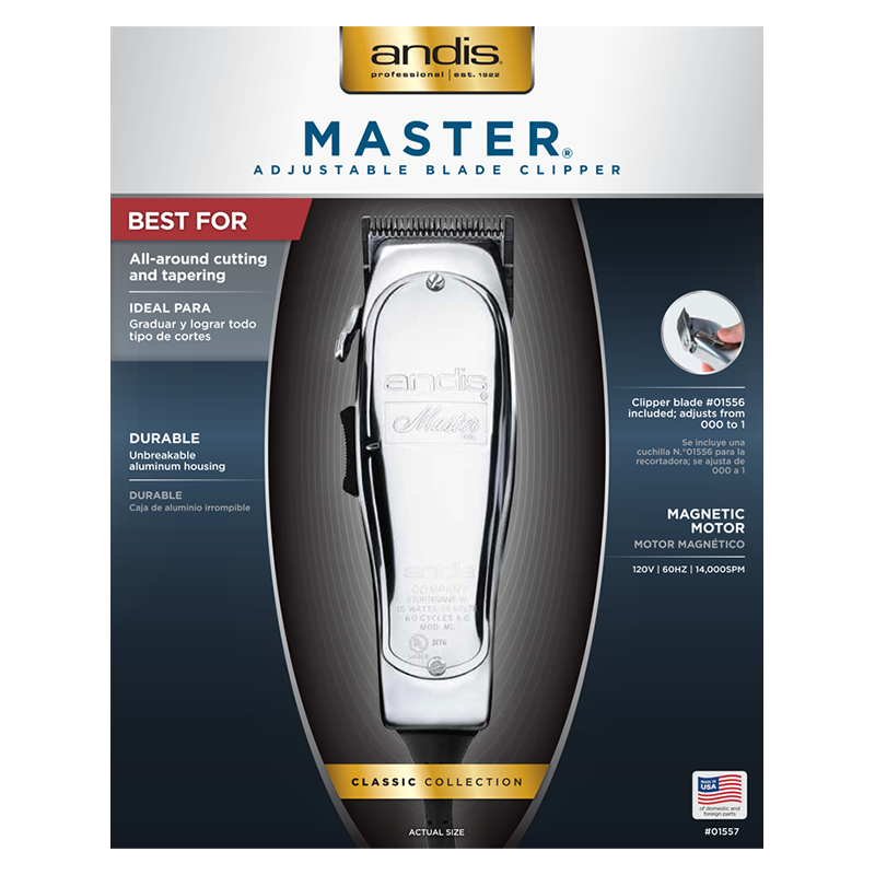 andis Master Clipper (Metal Finish)