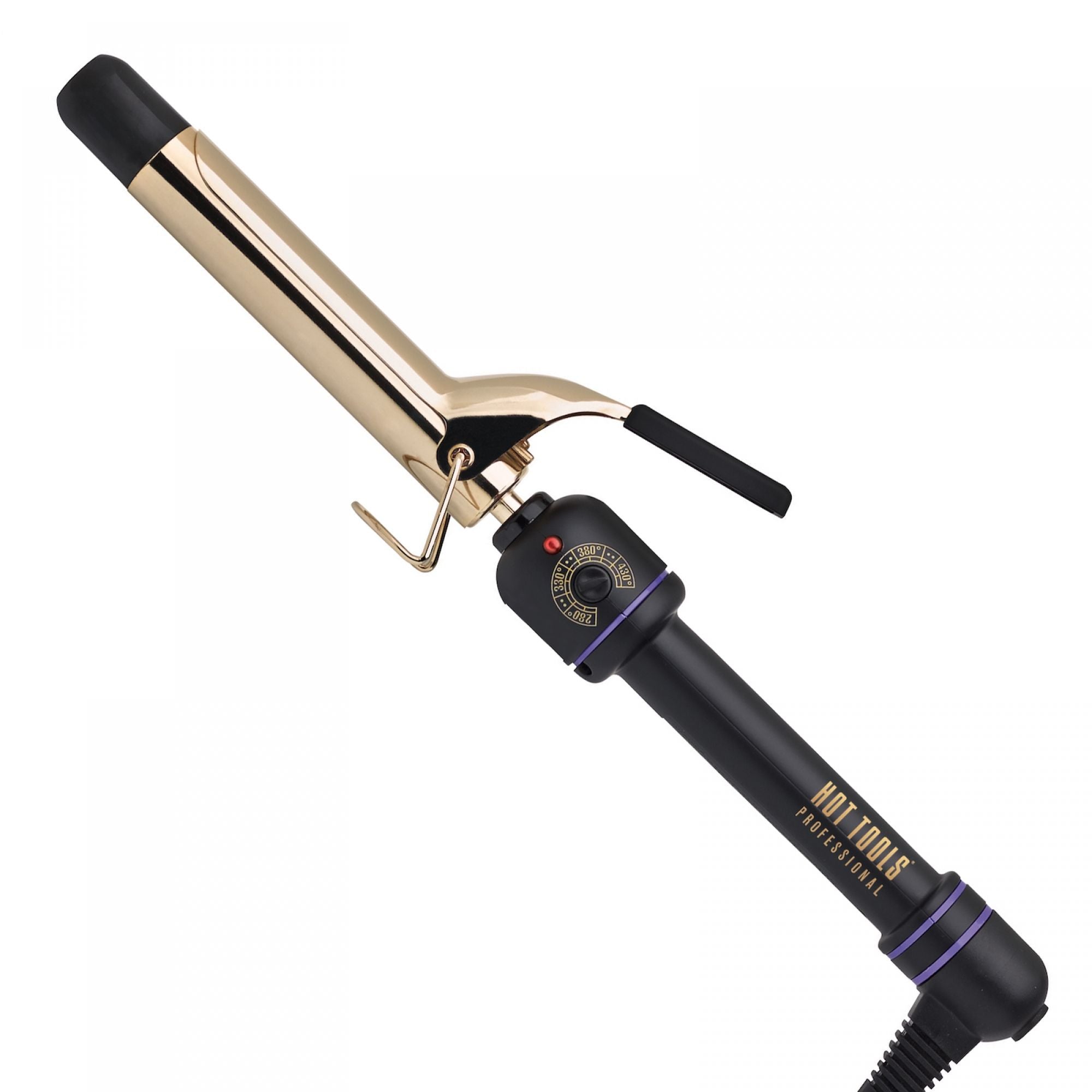 HOT TOOLS 1" Spring Gold Curling Iron