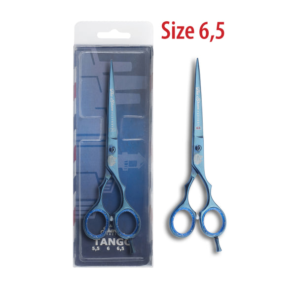 The Shave Factory Hair Cutting Shears Titanium Blue - 6" - Model 1205