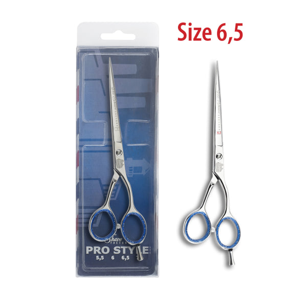 The Shave Factory Hair Cutting Shears Mirror (Silver) Finish - 6" - Model 1200