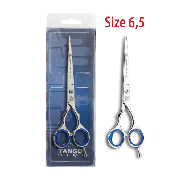 The Shave Factory Hair Cutting Shears Mirror (Silver) Finish - 6" - Model 1205