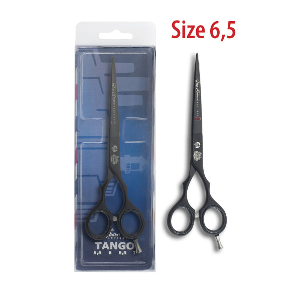The Shave Factory Hair Cutting Shears Powder Coated Matt Black Finish - 6" - Model 1205