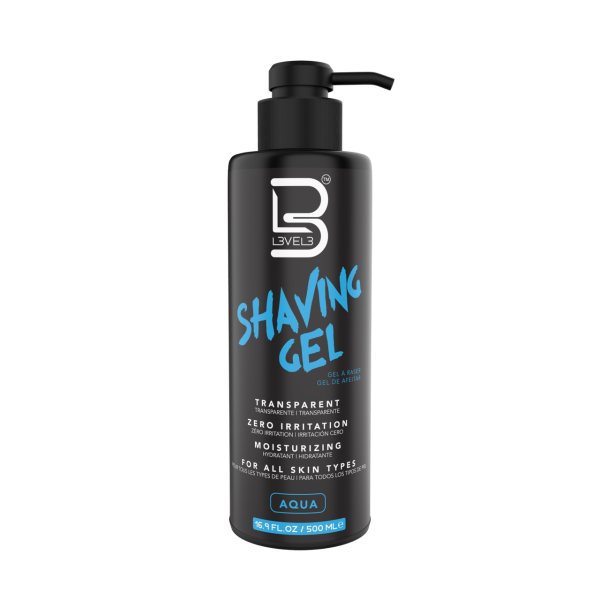 L3VEL3 SHAVING GEL AQUA 500ML