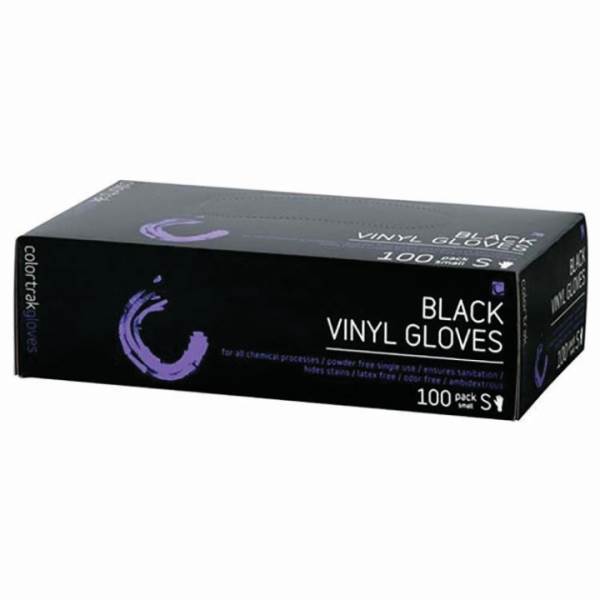 COLORTRAK Black Disposable Gloves - Powder Free