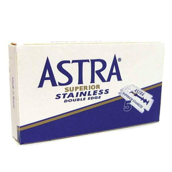 Astra double edge blade (blue) - 100 SHAVE BLADES