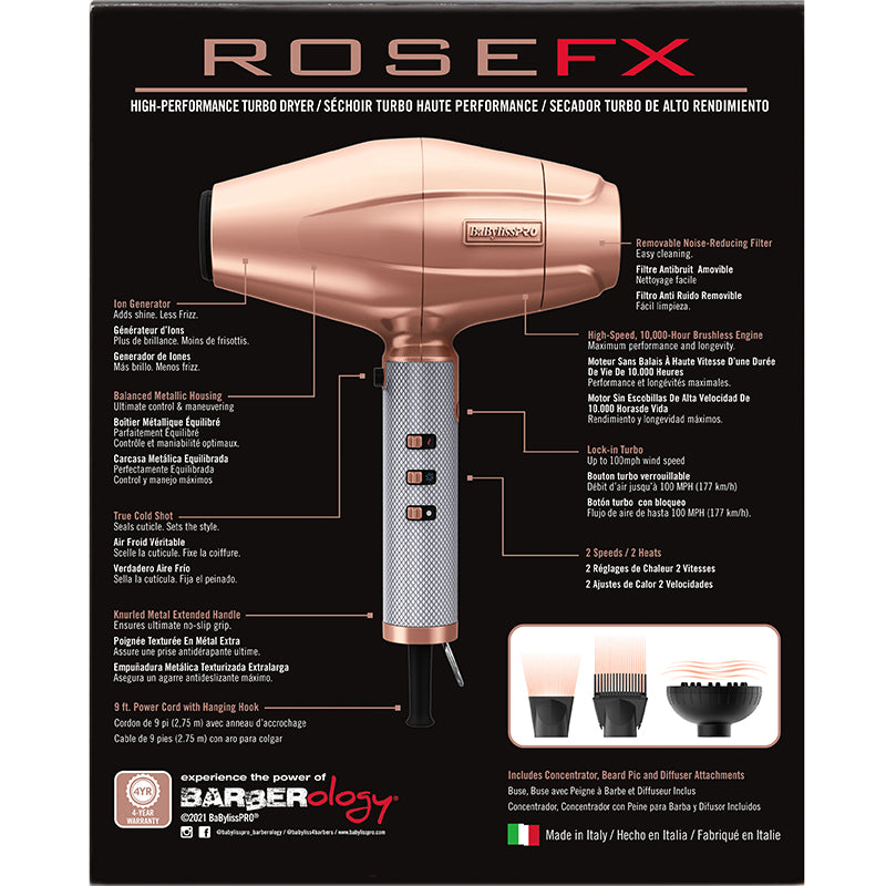 BabylissPro RoseFX Dryer