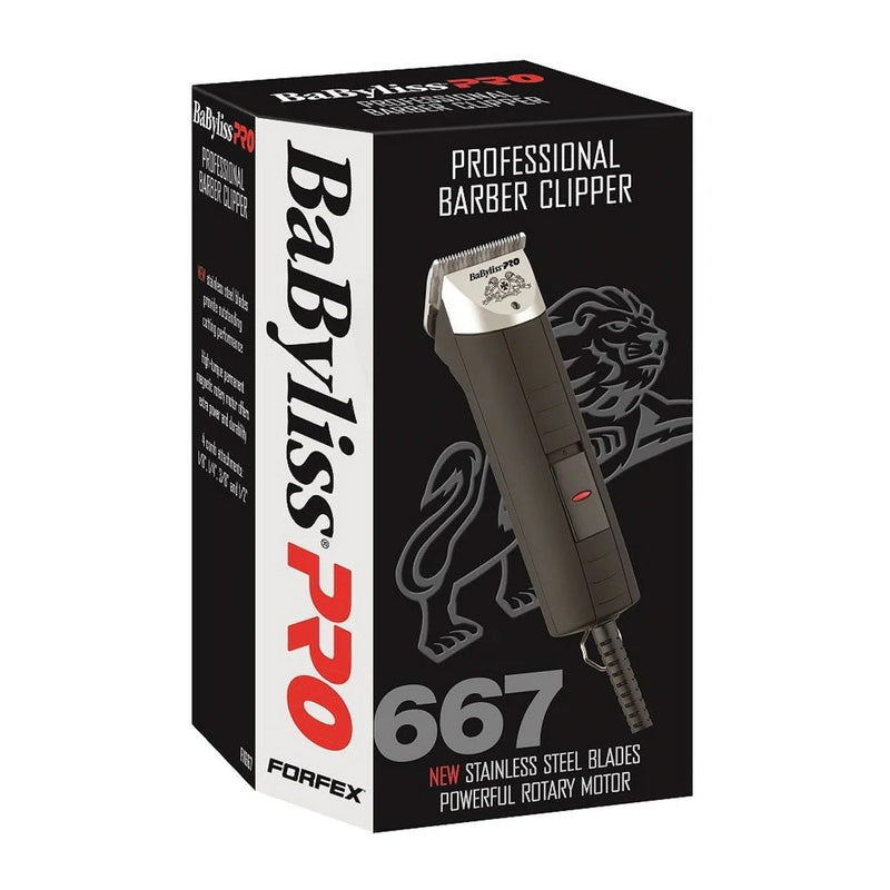 BaBylissPRO Professional Rotary Motor Clipper with Detachable Blade
