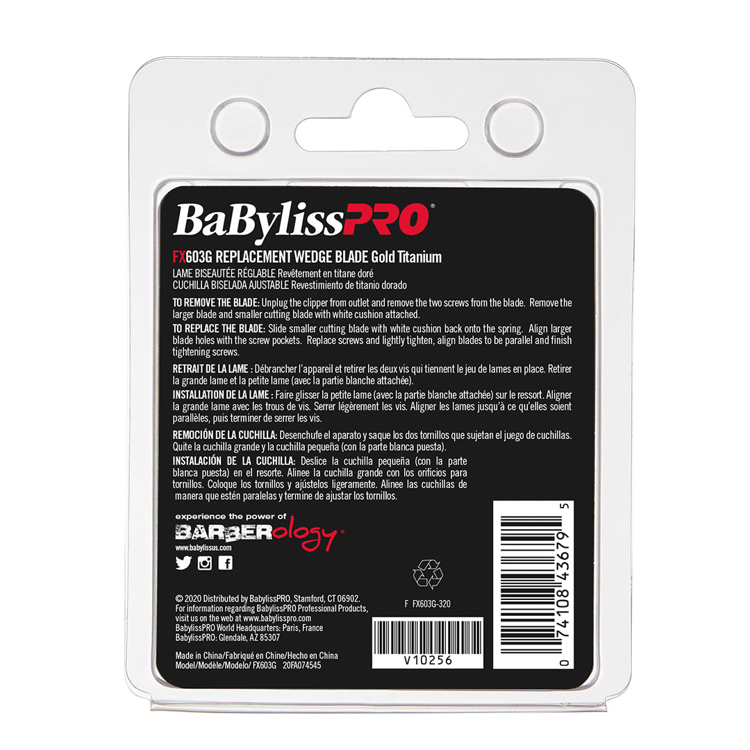 BABYLISSPRO GOLD WEDGE REPLACEMENT BLADE