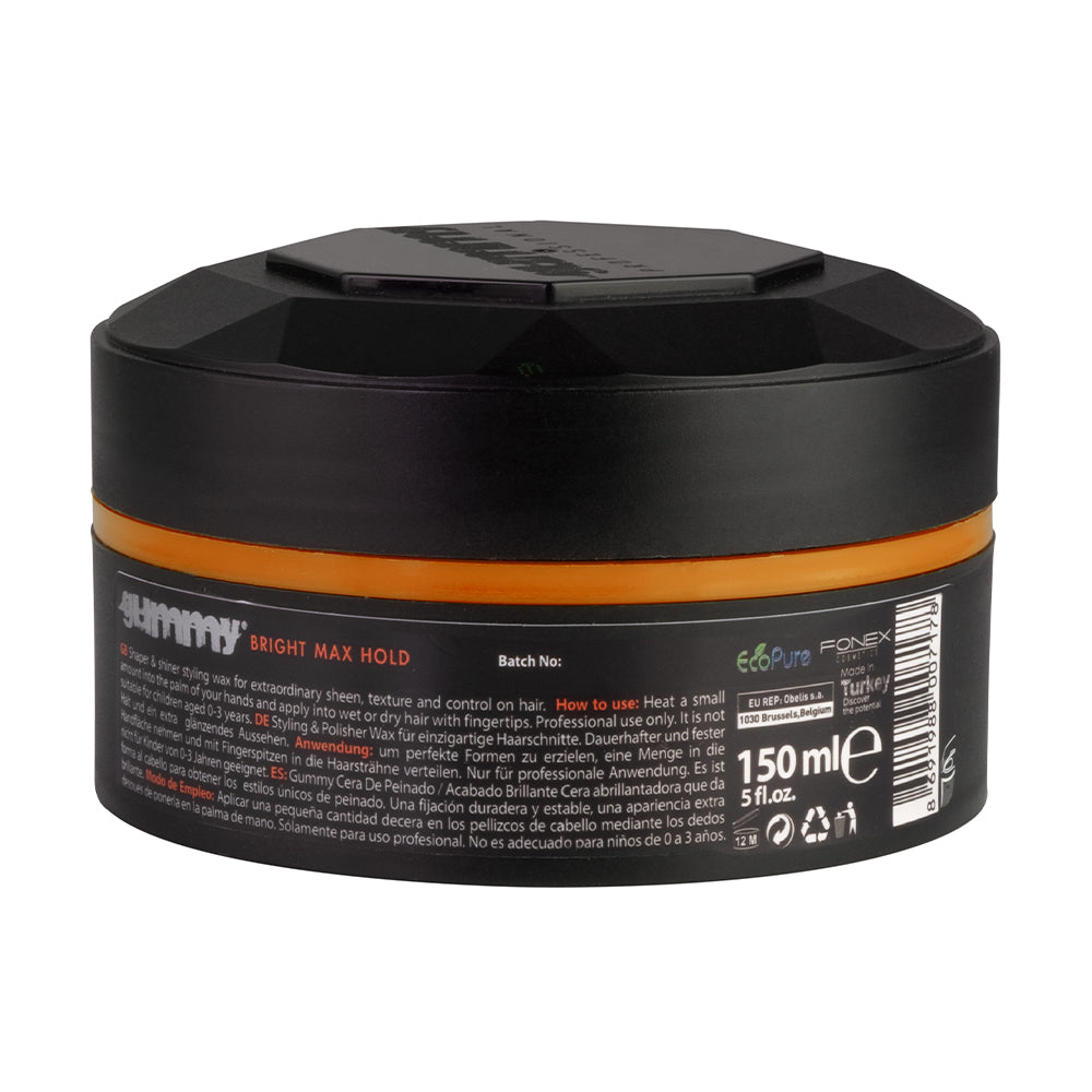 Gummy Bright Finish - Hair Styling WAX - 5 oz